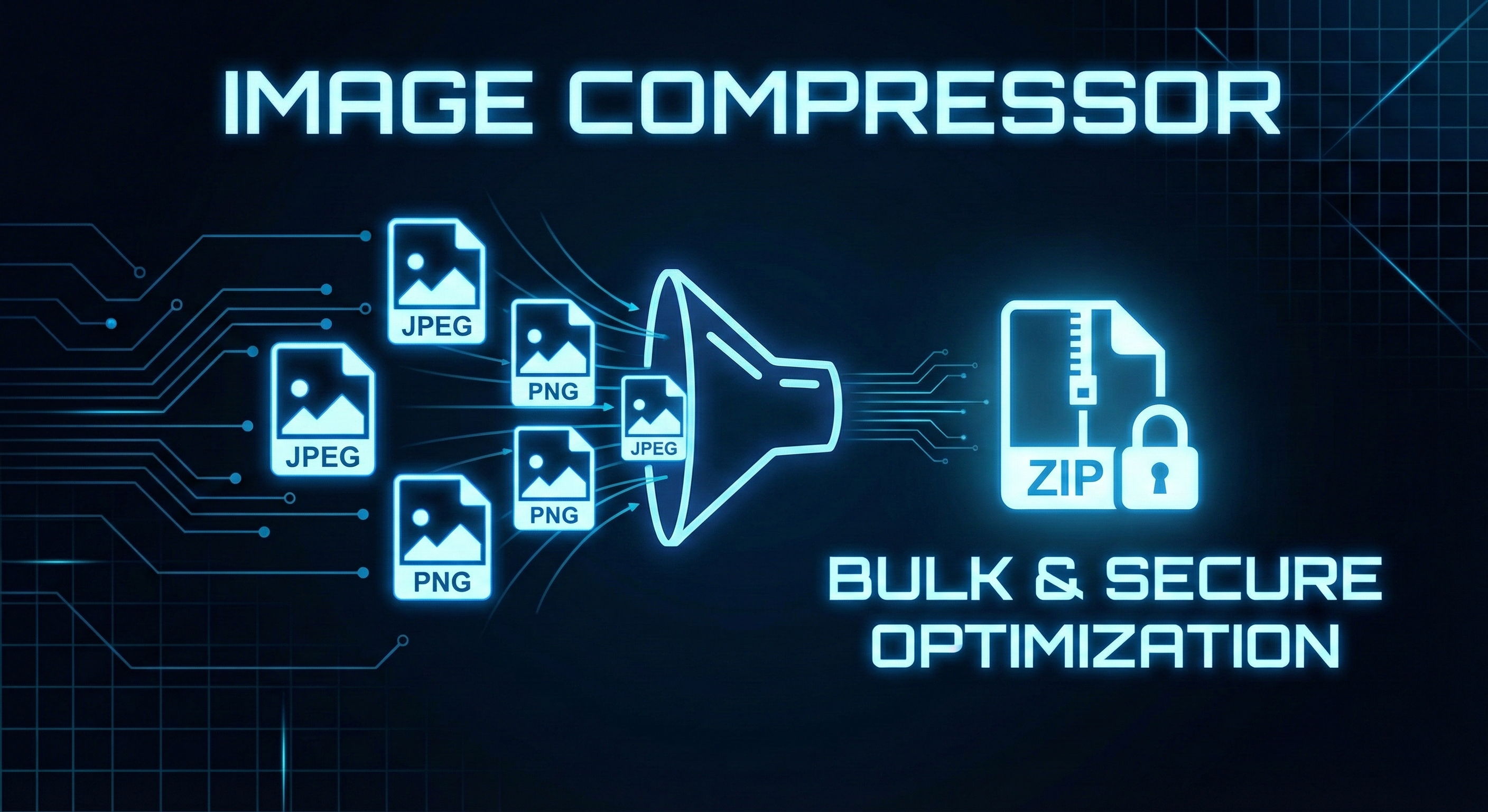 画像一括圧縮ツール