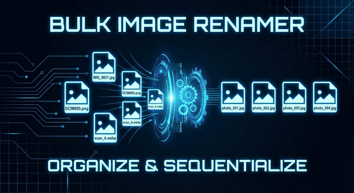 画像一括リネームツール